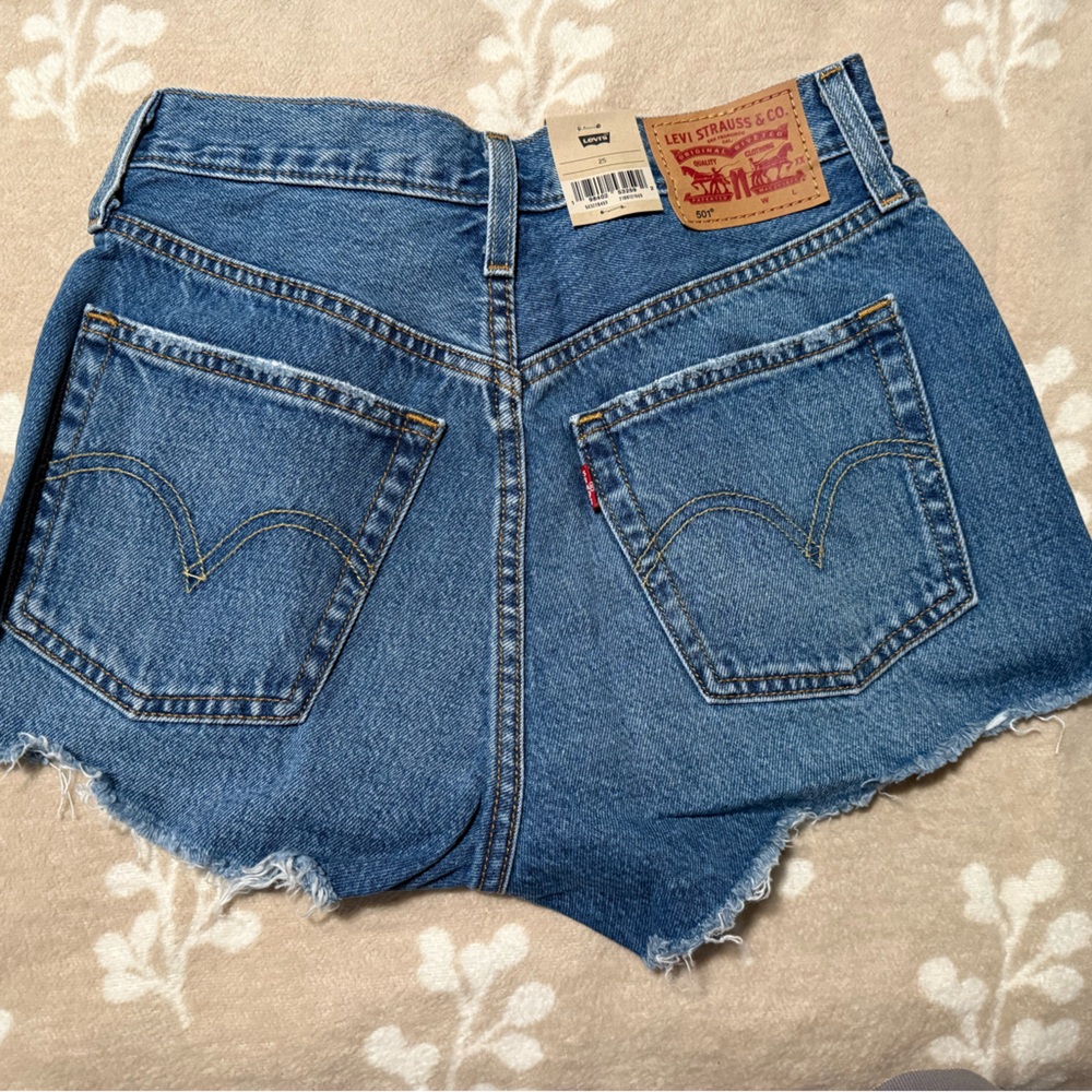 Levi's Women's Classic Blue Denim Shorts